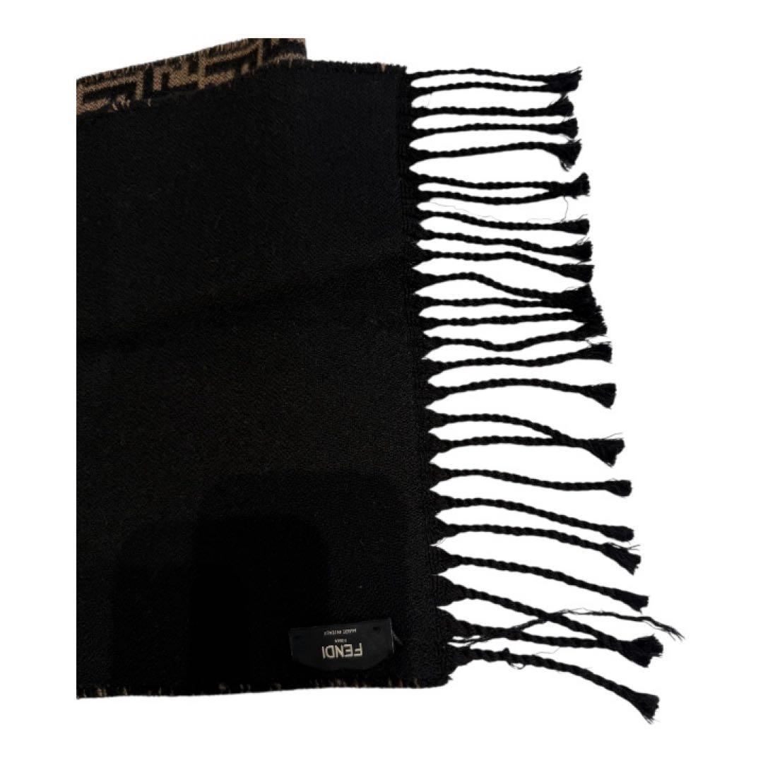 ☆JiJi☆ フェンディ マフラー ズッカ柄 イタリア製 保存袋付き