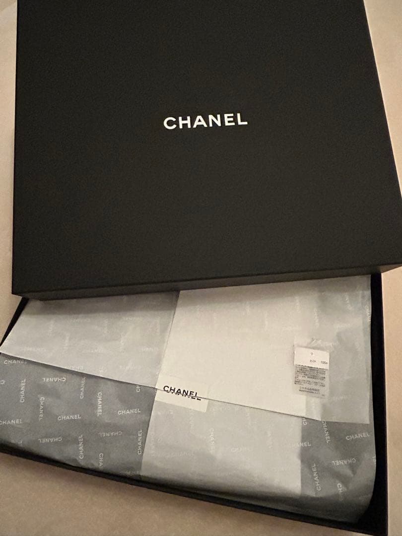 CHANEL ニットマフラー CCマーク新品未使用品　カシミヤ100%