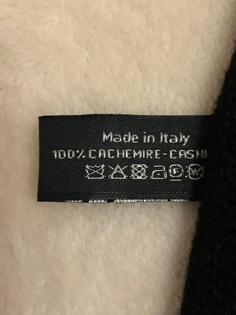 CHANEL ニットマフラー CCマーク新品未使用品　カシミヤ100%