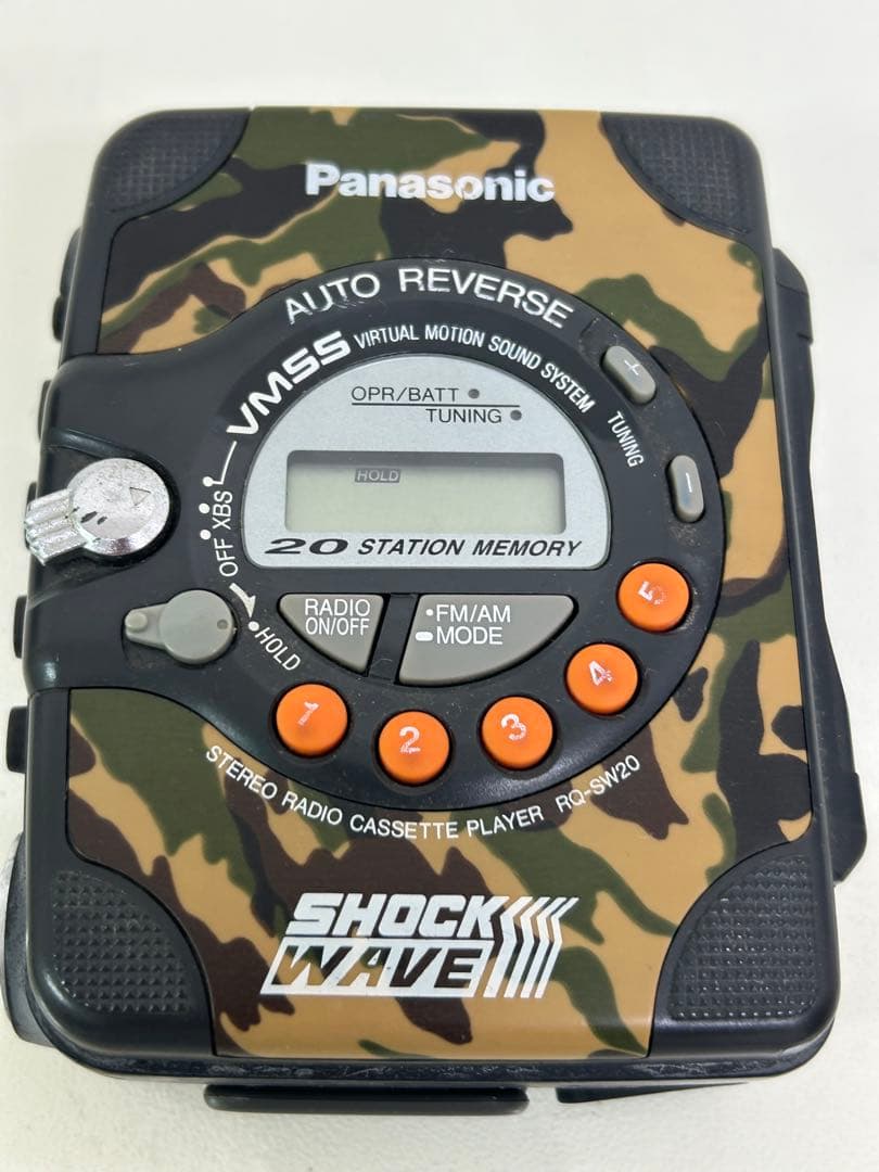 Panasonic SHOCK WAVE カセットプレーヤー 迷彩
