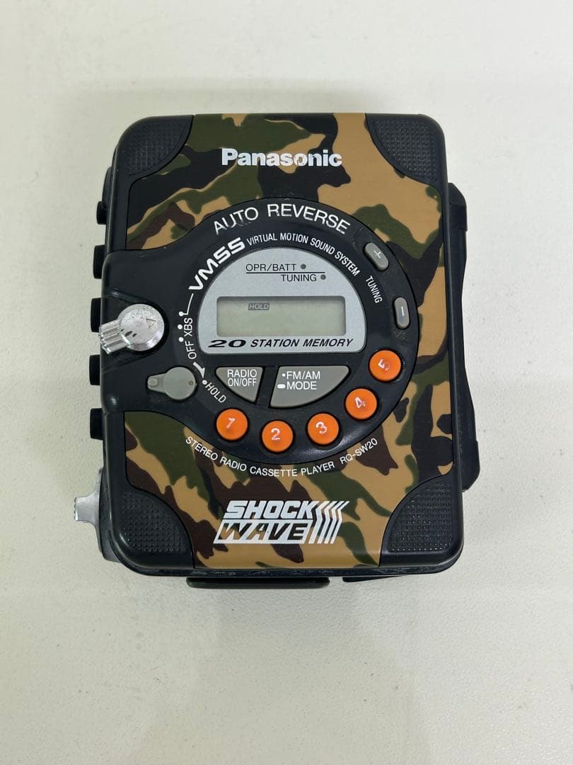 Panasonic SHOCK WAVE カセットプレーヤー 迷彩