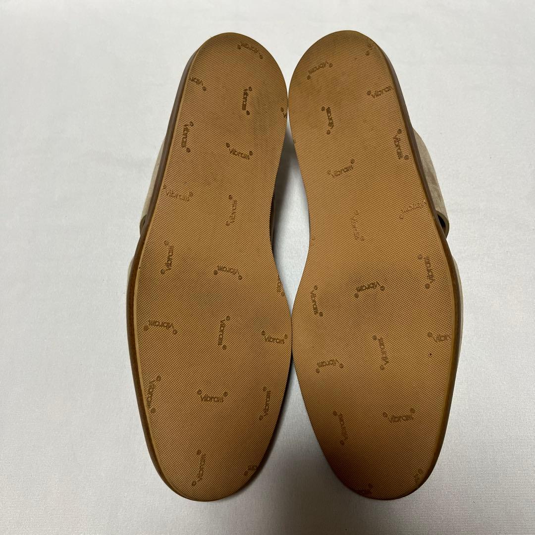 HERMES エルメス　スエード　レザー　サンダル　フラット　ベージュ