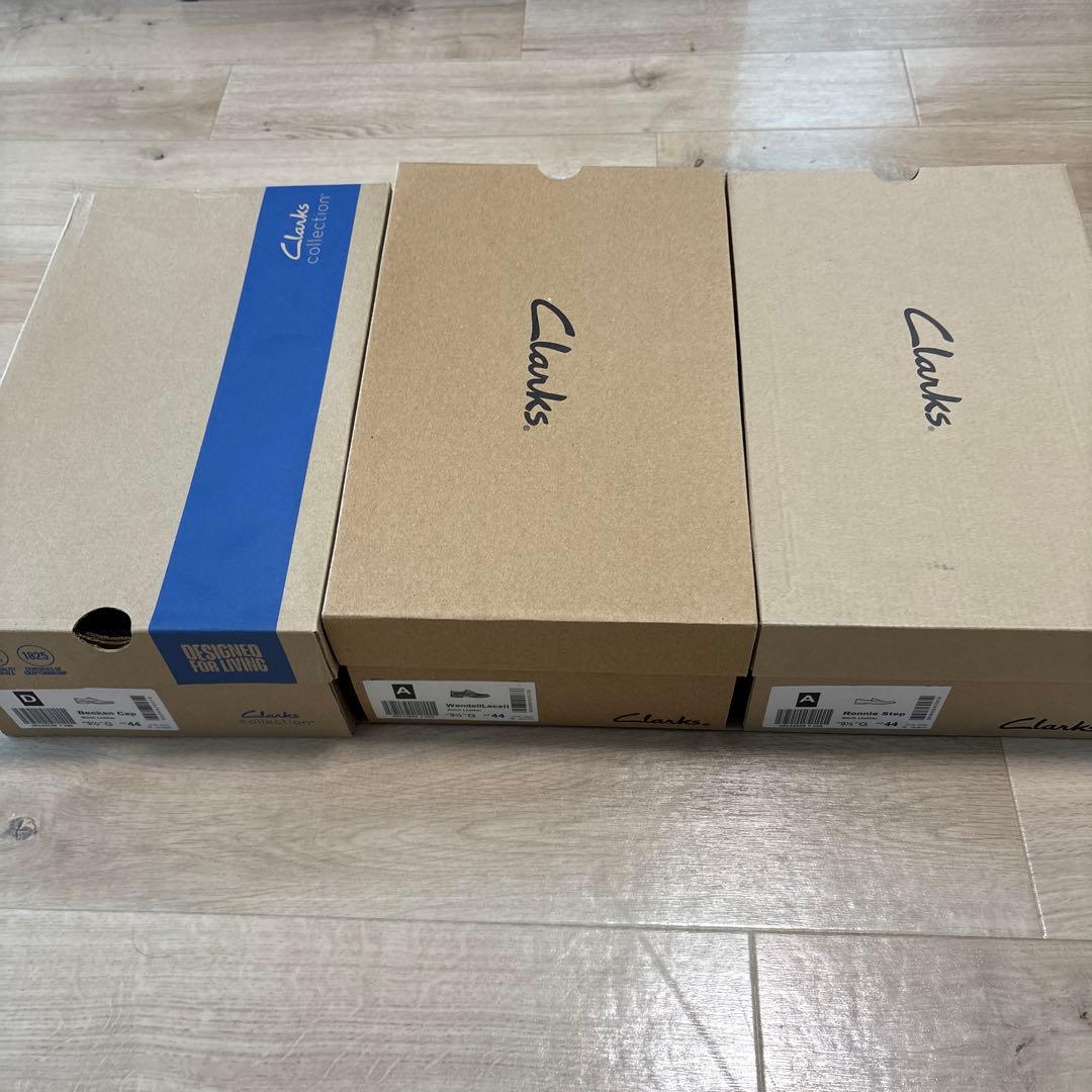 クラークス　Clarks ビジネスシューズ　3足セット　ブラック　28cm