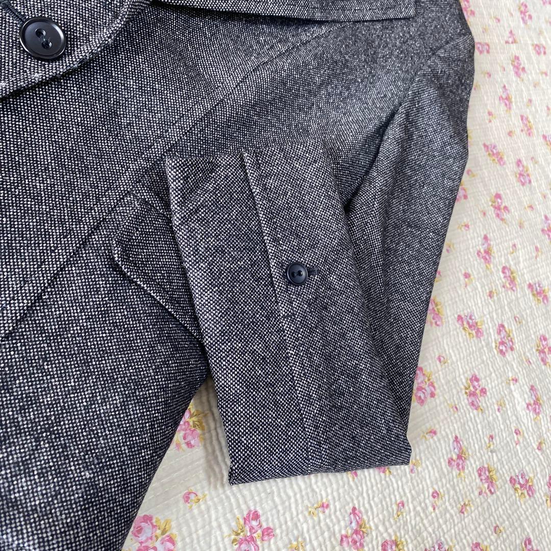 アンタイトル スカートスーツ 上2下1 W66 グレー系 ウール 秋冬 DMW