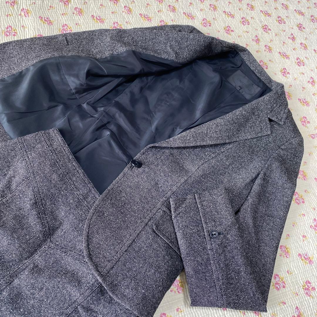 アンタイトル スカートスーツ 上2下1 W66 グレー系 ウール 秋冬 DMW