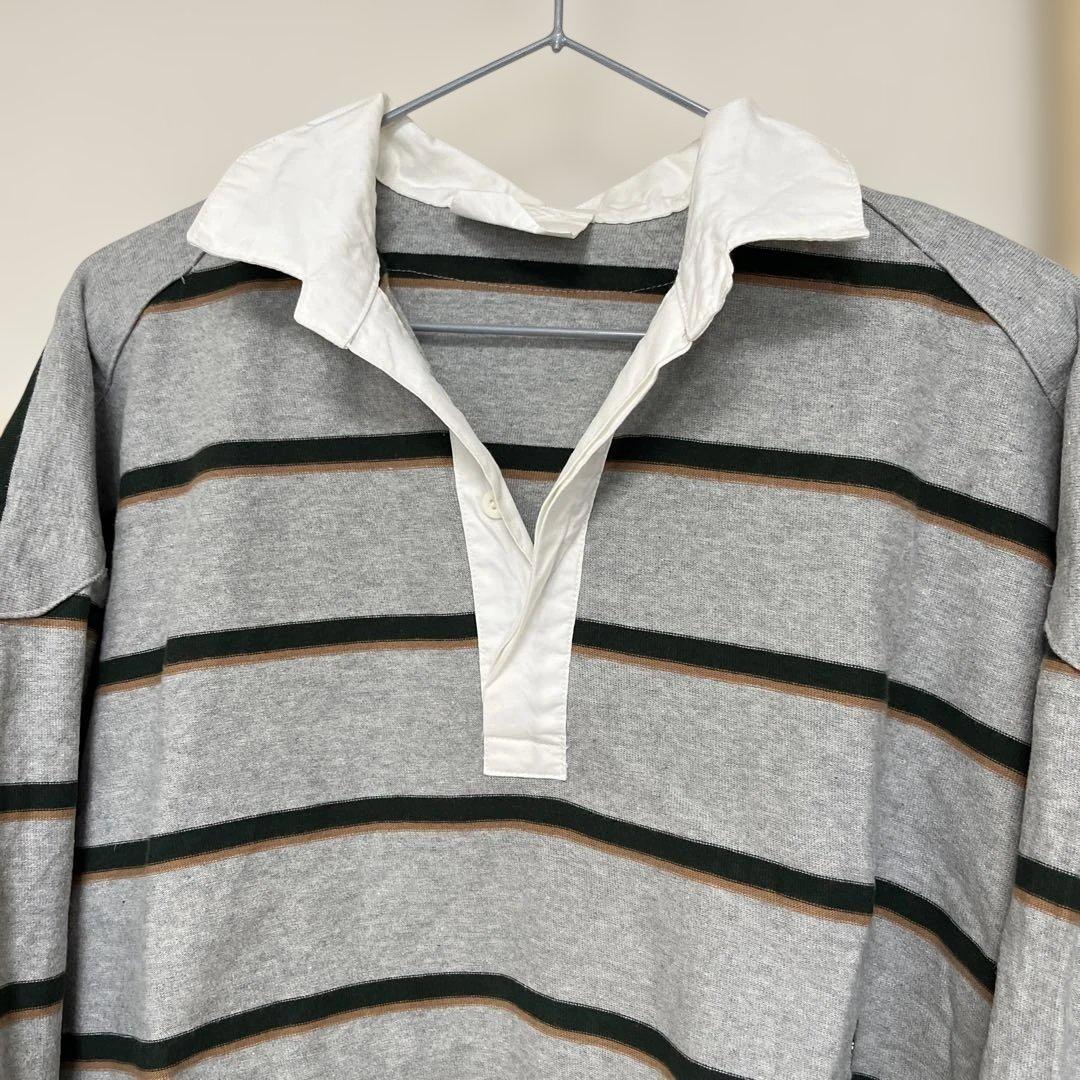 ジャーナルスタンダード新品同様　グレーの長袖ポロシャツ