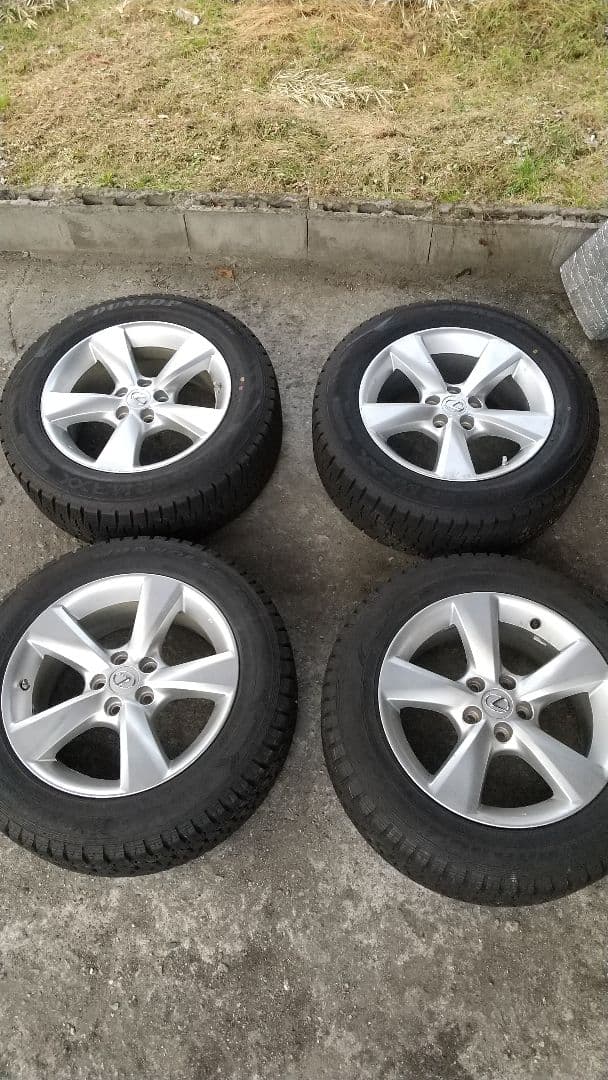 レクサス　rx 5穴　純正ホイール　18インチ 235/60r18 ２本