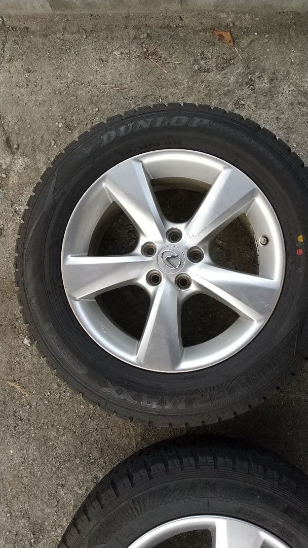 レクサス　rx 5穴　純正ホイール　18インチ 235/60r18 ２本