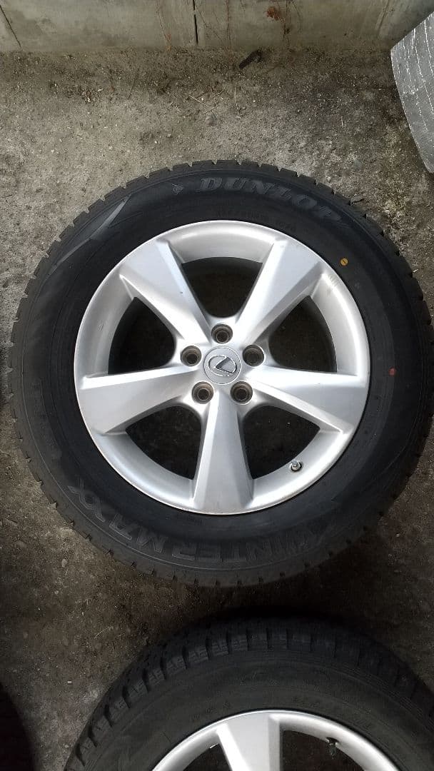 レクサス　rx 5穴　純正ホイール　18インチ 235/60r18 ２本