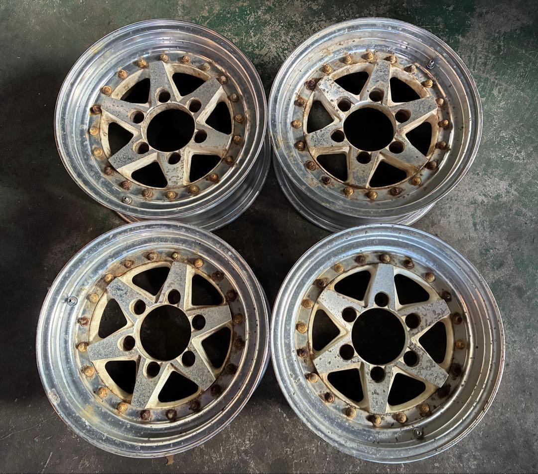 ゆ*ん様 15インチ Speed Ster 多角形デザインホイール 4個セット