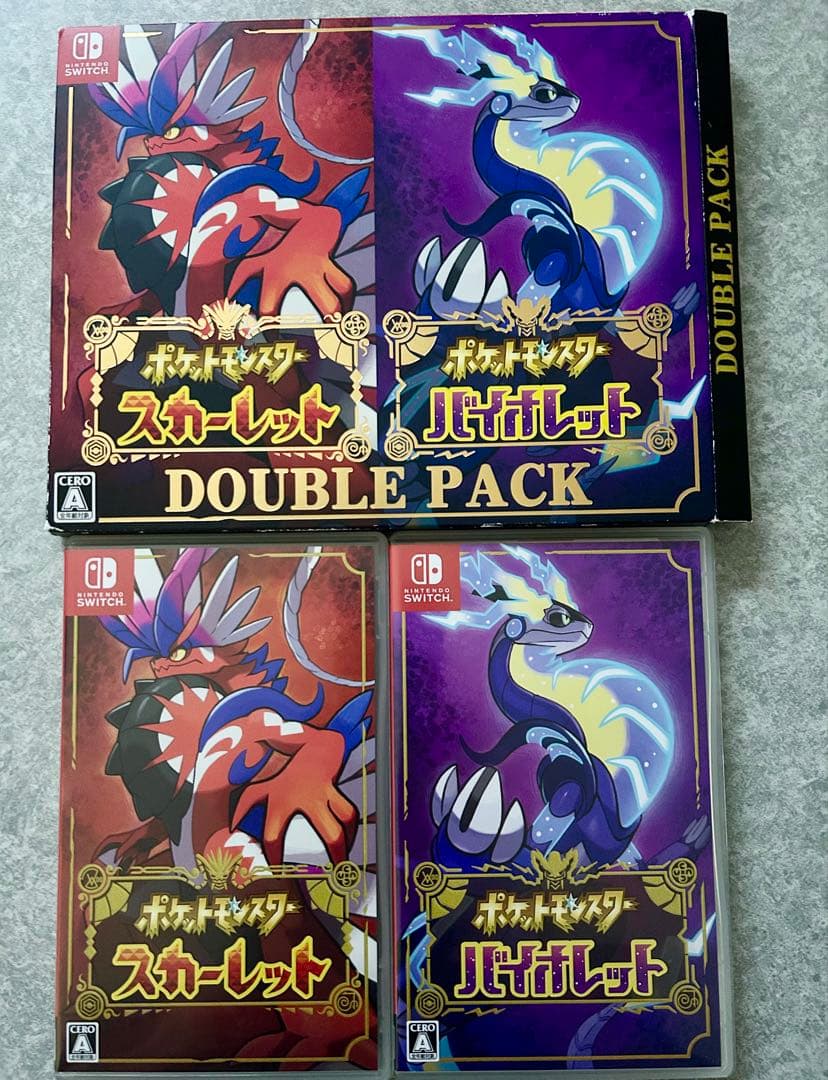 ポケモン　ポケットモンスター スカーレット　バイオレット ダブルパック