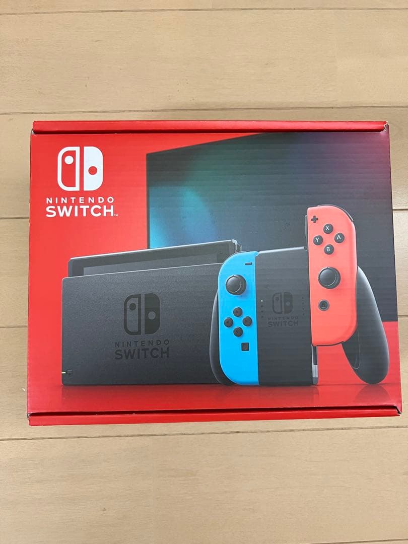 新品未使用Nintendo Switch 本体 青/赤 Joy-Con