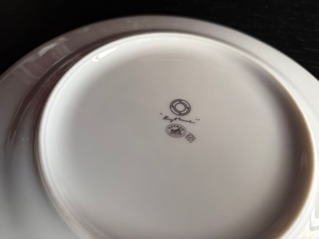 破格！HERMES エルメス シェーヌダンクル、リズム 皿　3点セット