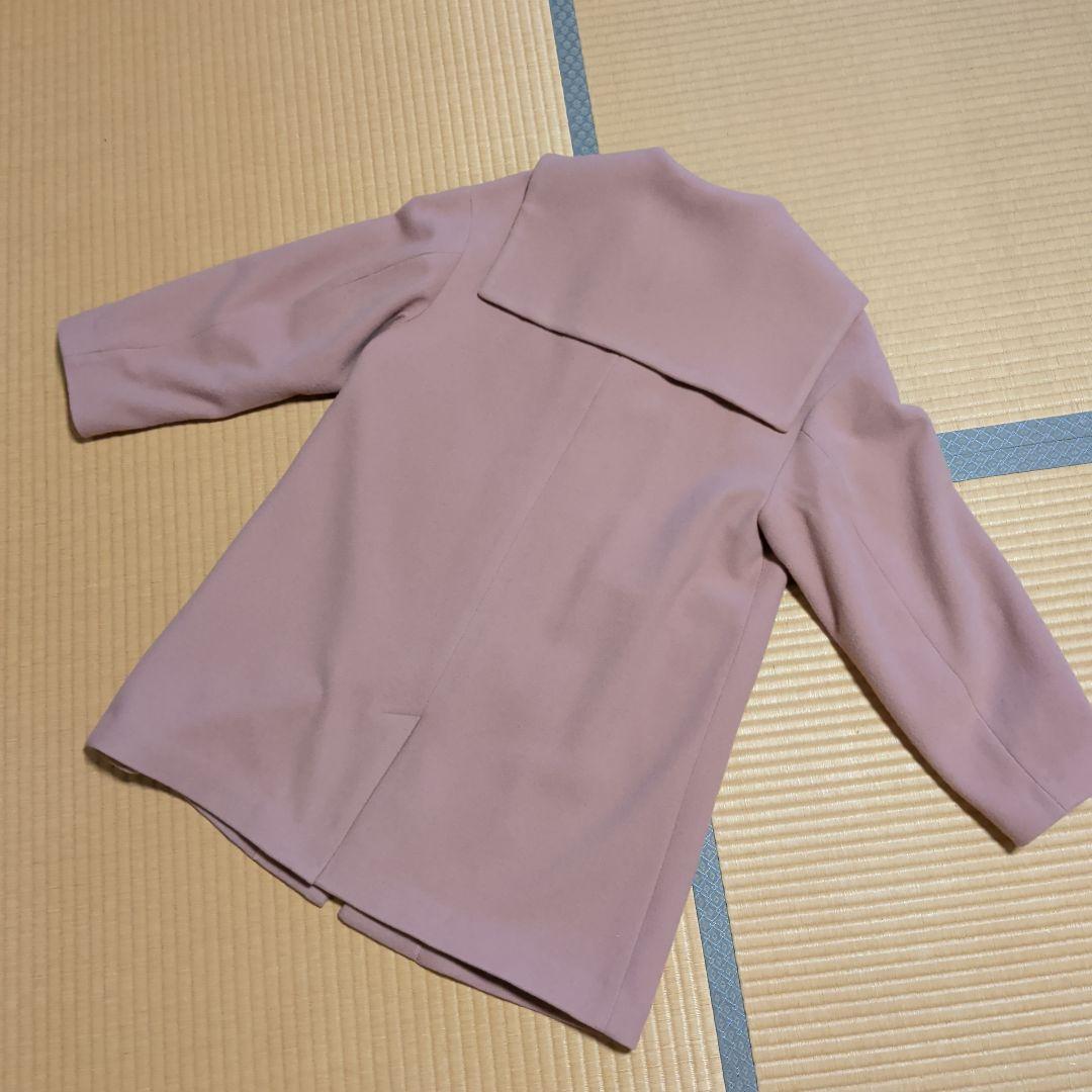 fig London　エアリアルパイル Lotta coat　ピンク