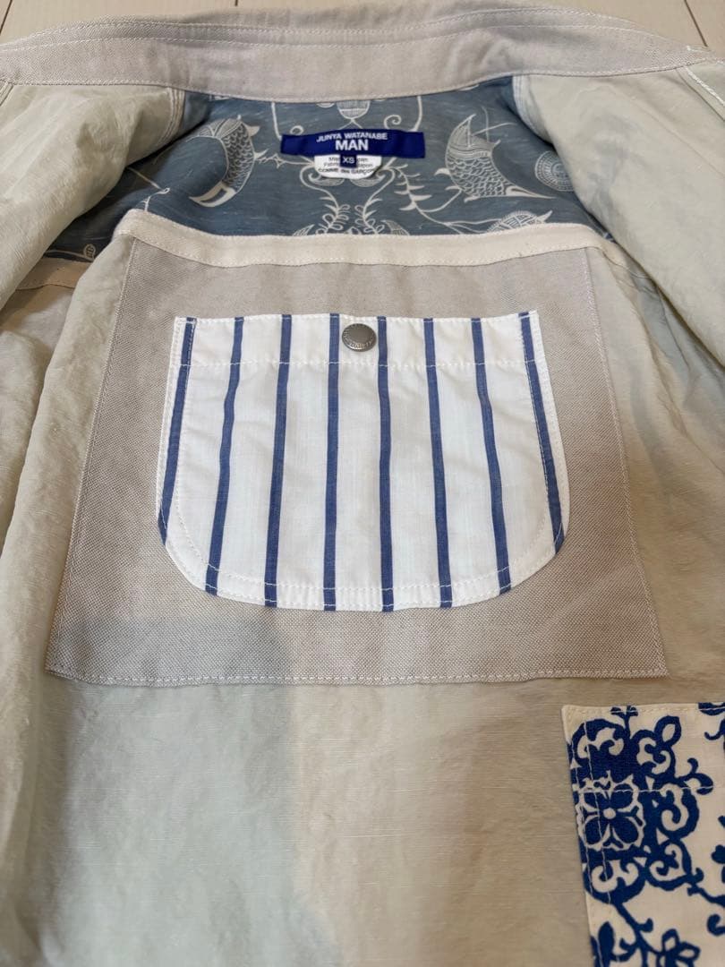 いかりんぐJUNYA WATANABE MAN 綿リネンクロス