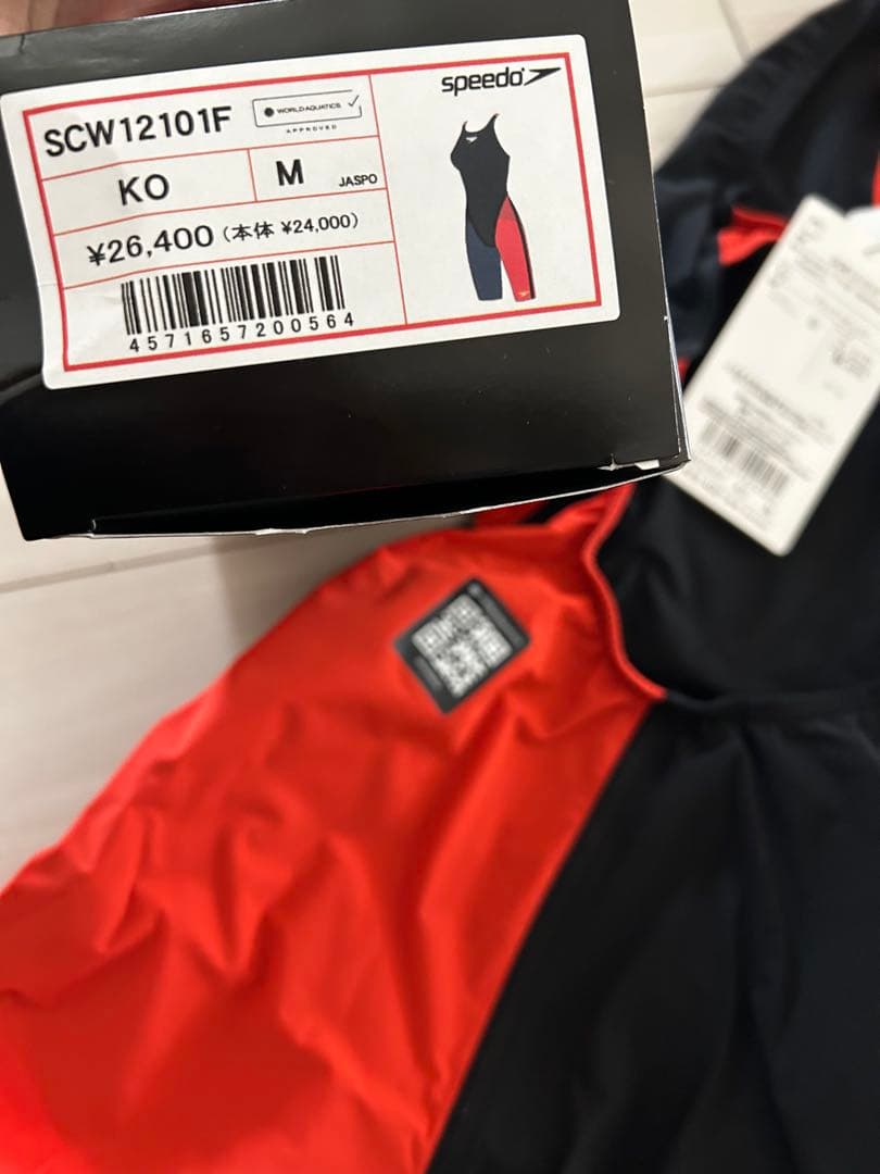 新品　SPEED ファストスキンプロ3オープンバックニースキン　M 高速水着