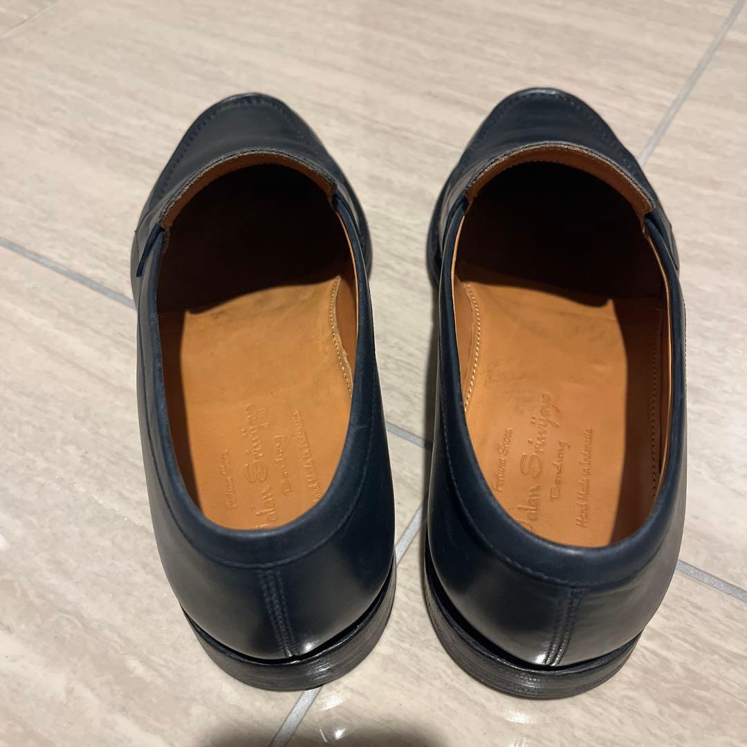 ジャランスリワヤ 98589 18045 ローファー　ネイビー　UK7