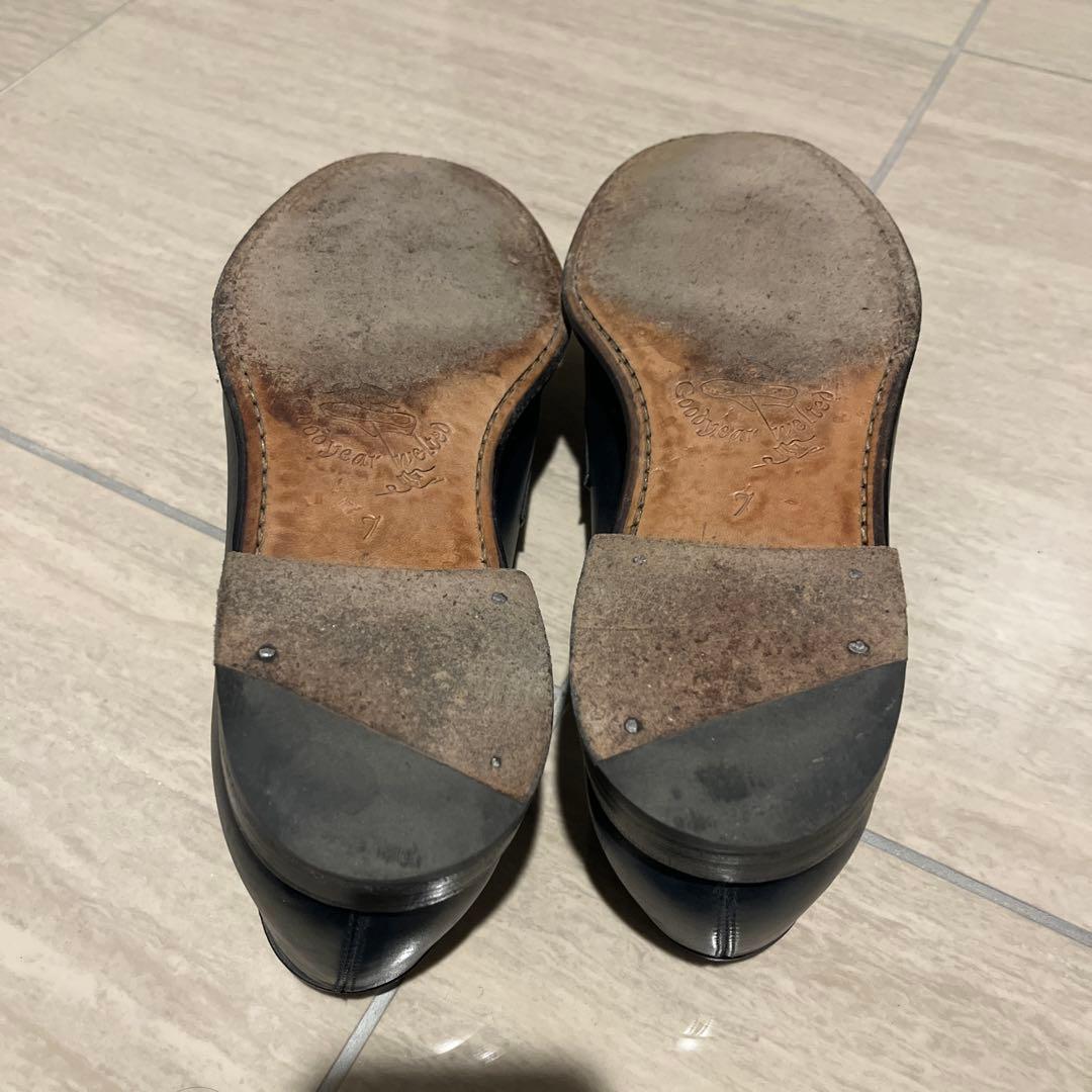 ジャランスリワヤ 98589 18045 ローファー　ネイビー　UK7