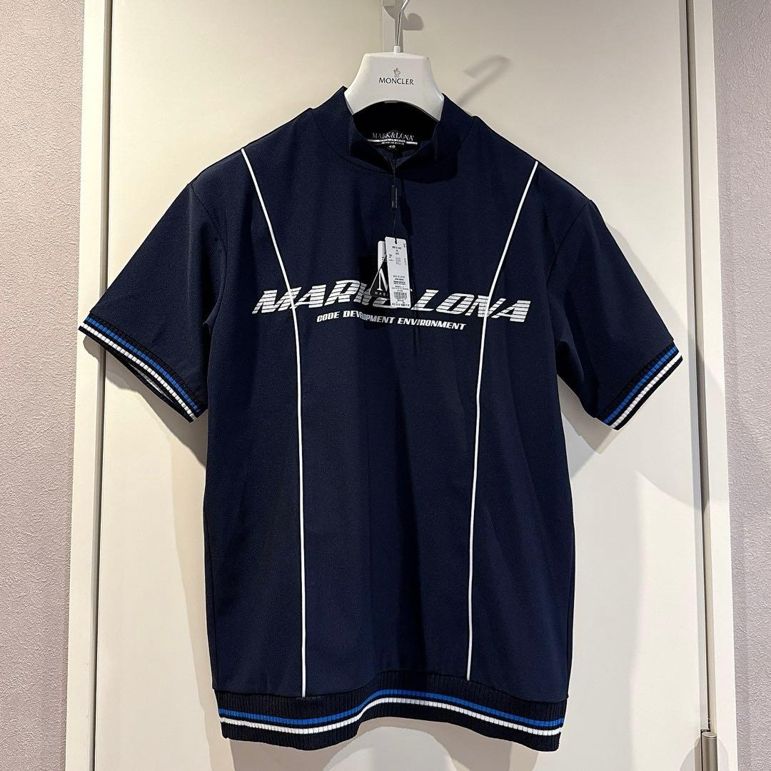 新品 ★2025最新 MARK&LONA モックネック シャツ マーク&ロナ