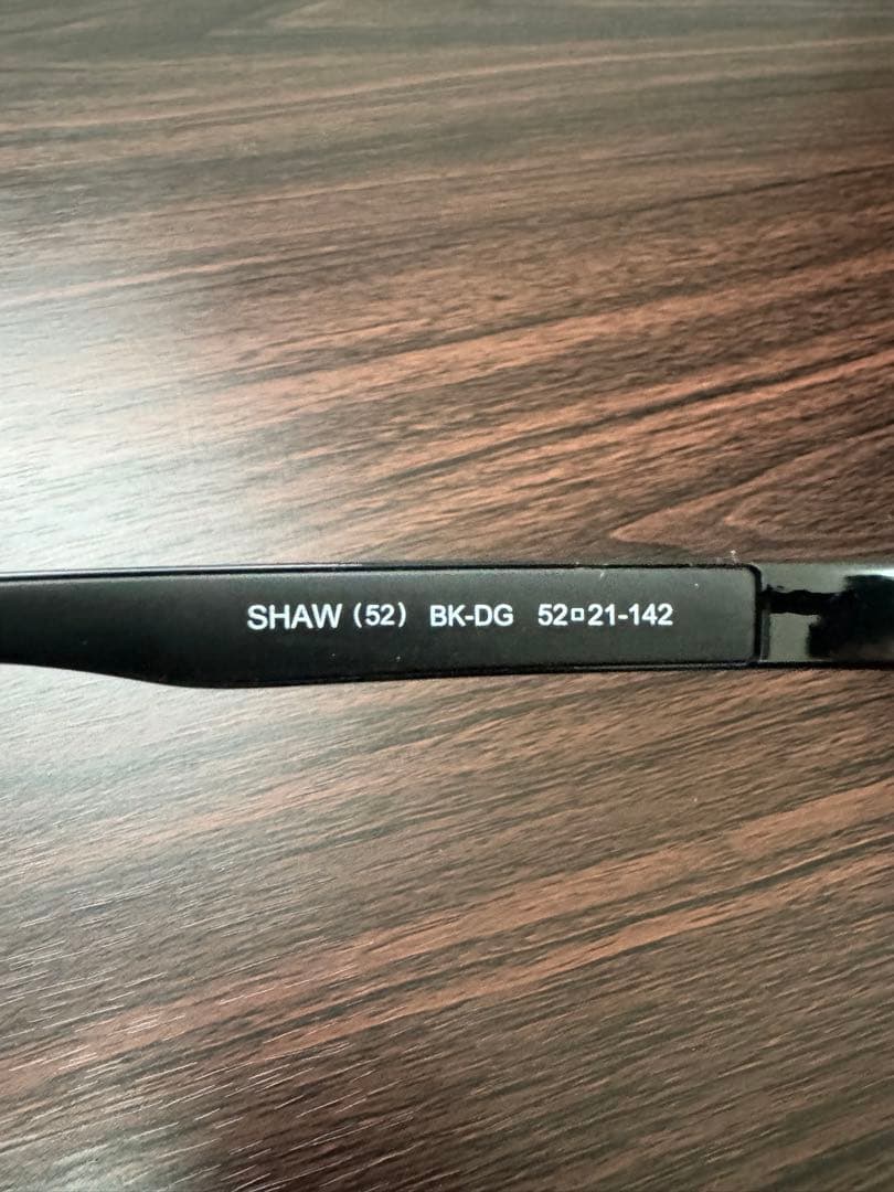 eyevol SHAW (52) ブラック　タレックス