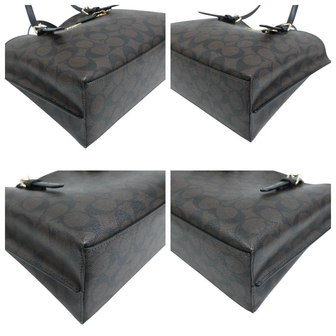 美品 COACH コーチ モリー トート25 2way シグネチャー C4250