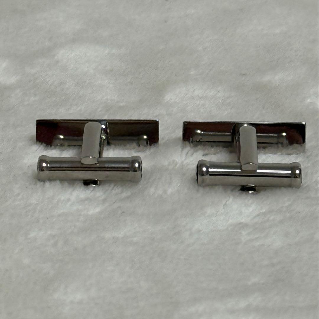 モンブラン★カフス★シルバー×黒×白系★美品