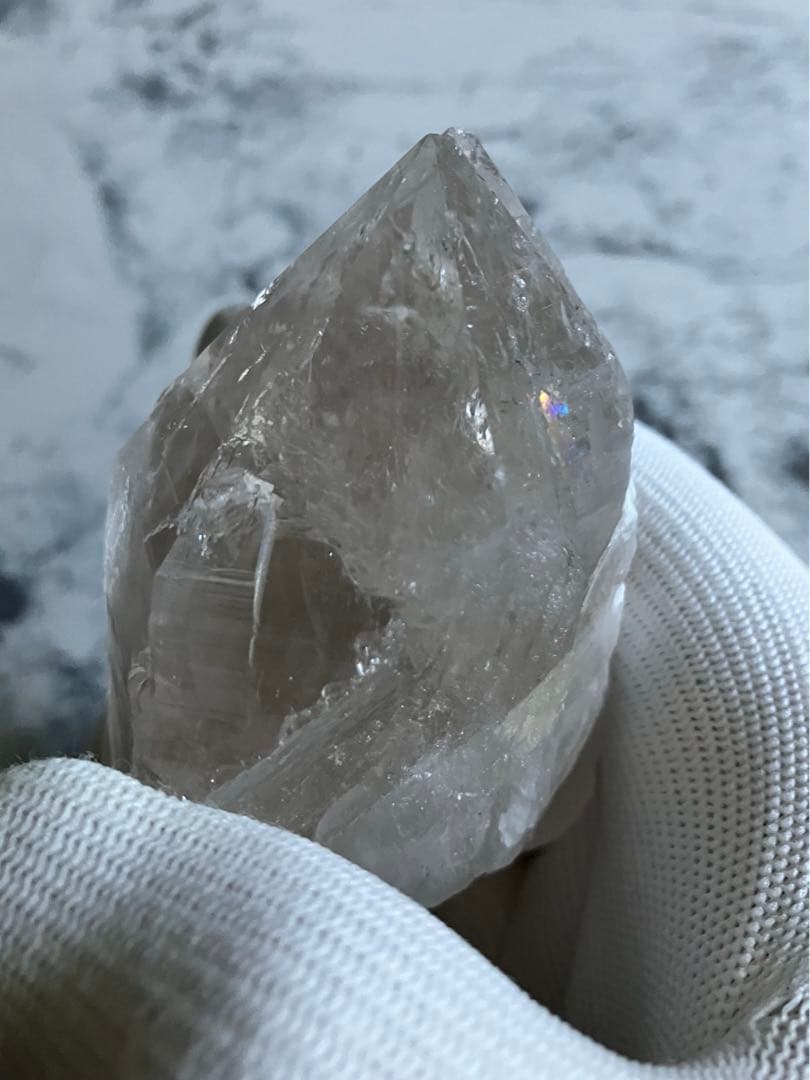 ガネーシュヒマール産水晶（最大幅約7.4cm、重量約151g）