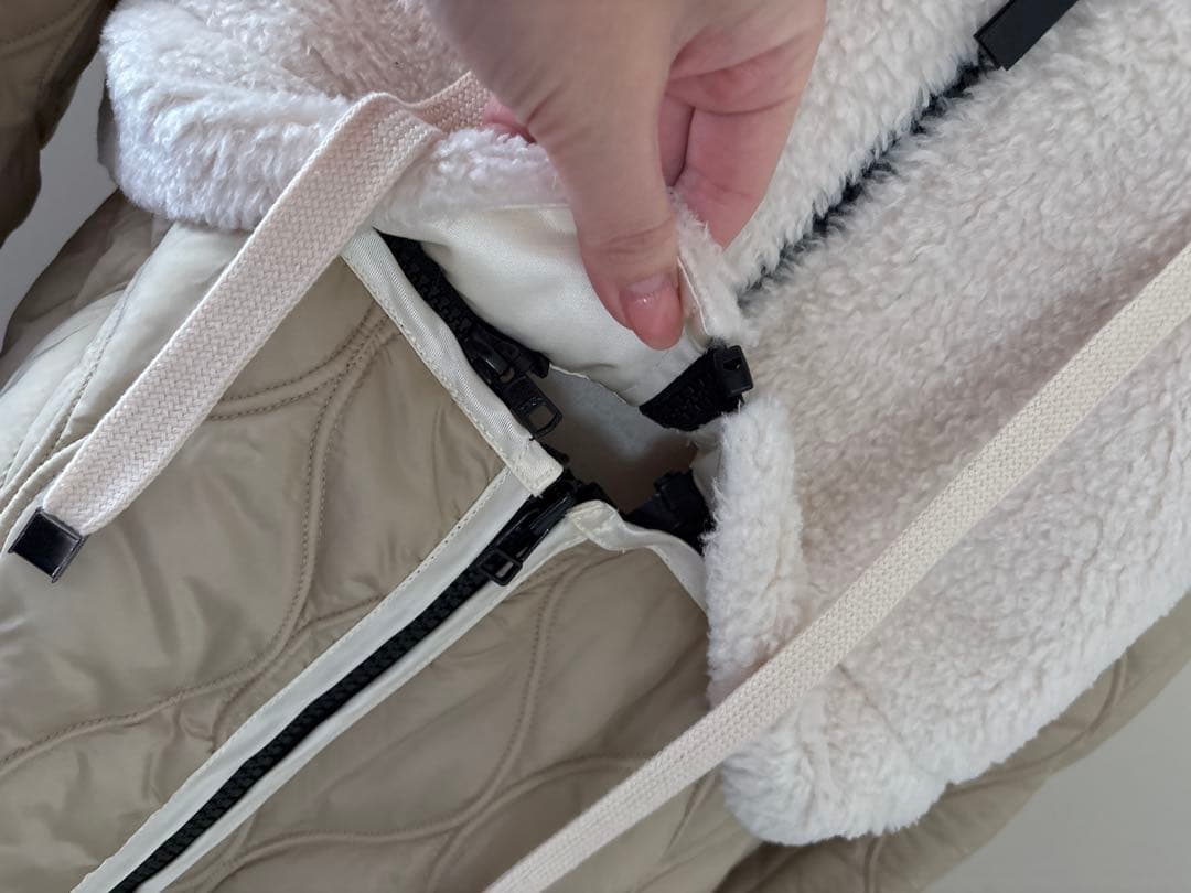 マーレンダム MARLENEDAM 2wayロング中綿コート　40 ベージュ