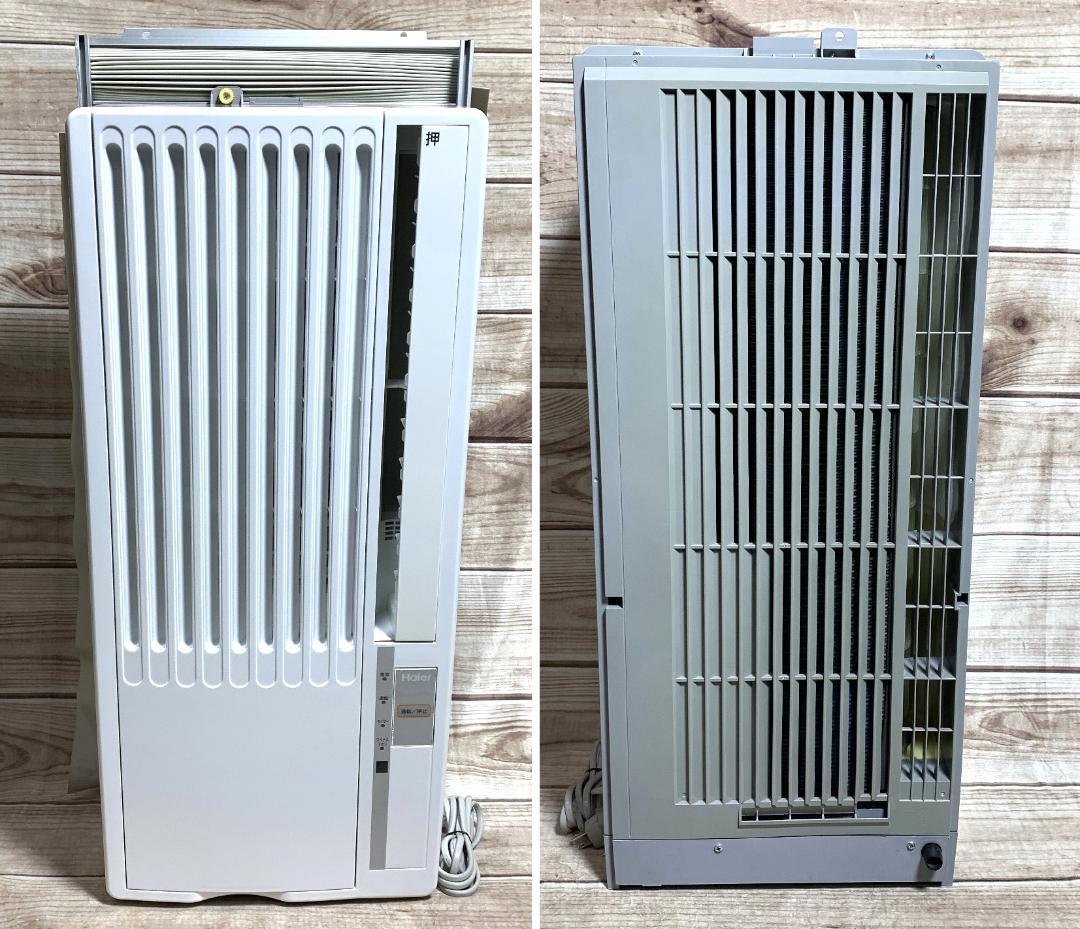 Haier 4～7畳 100V 冷房 除湿 窓用エアコン JA-16T 全清掃済