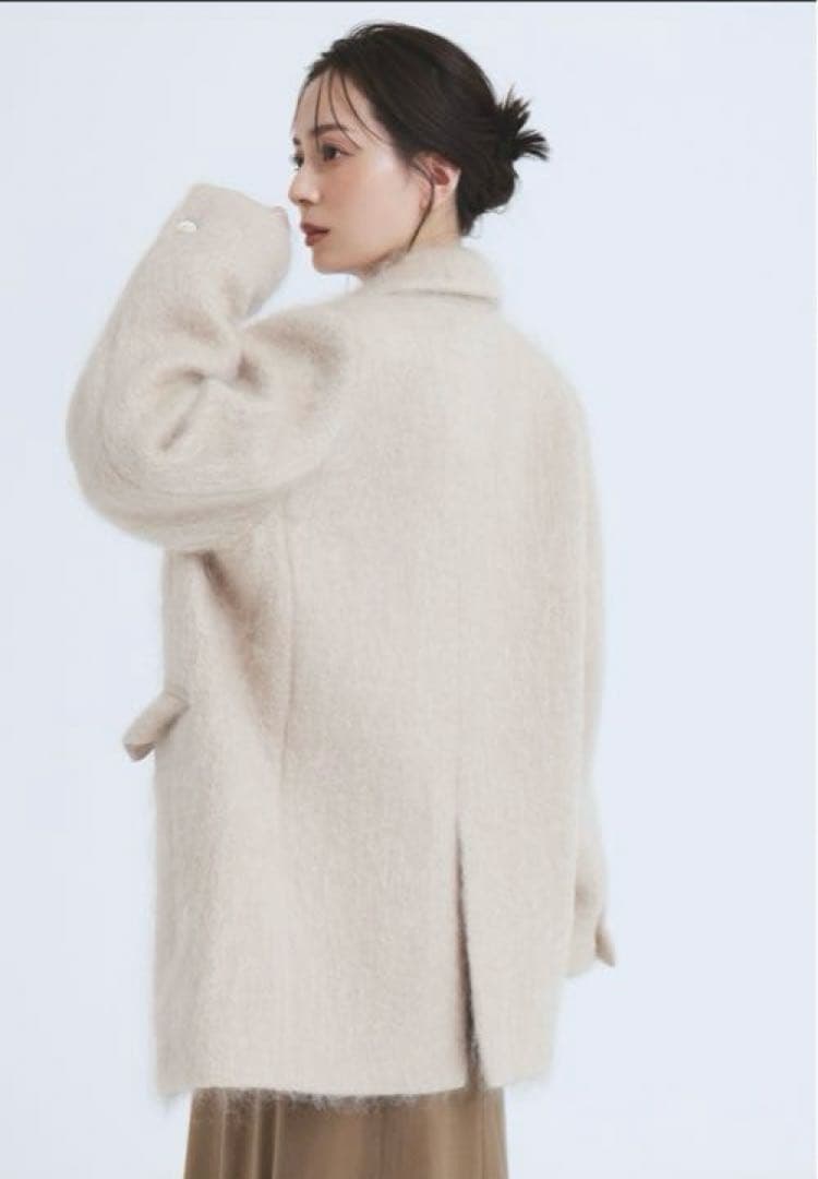 ánuans モヘアシャギーテーラードジャケット