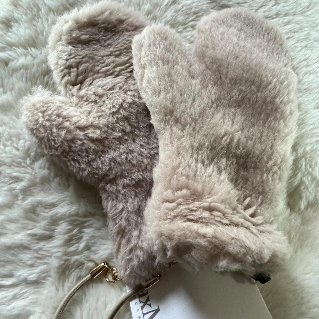 新品未使用 Max Mara マックスマーラ テディミトン もこもこ手袋
