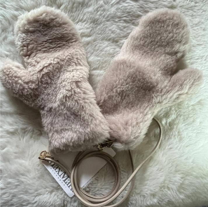 新品未使用 Max Mara マックスマーラ テディミトン もこもこ手袋