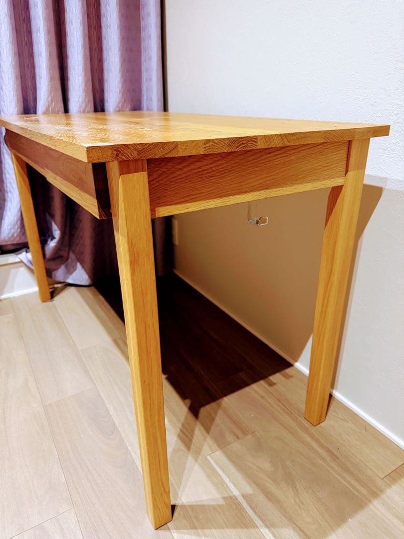 【メ印　あなたの暮らしに寄り添いたい】【無印】木製デスク①