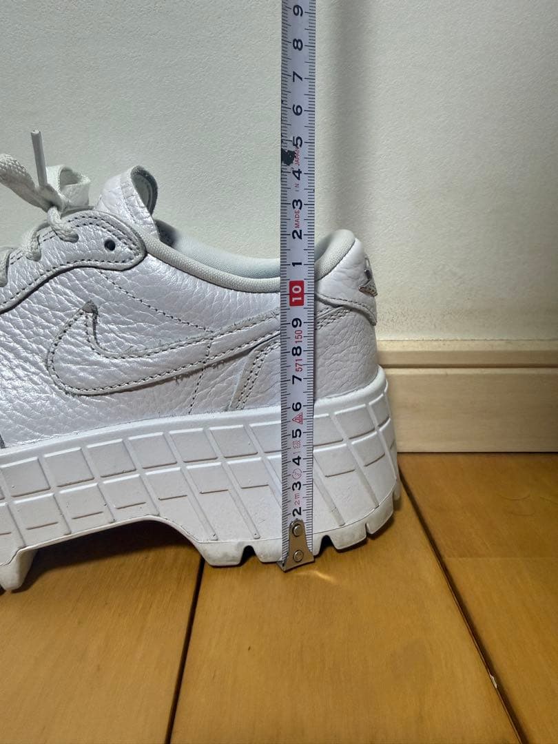 Nike Air Jordan 厚底スニーカー ホワイト 24.5