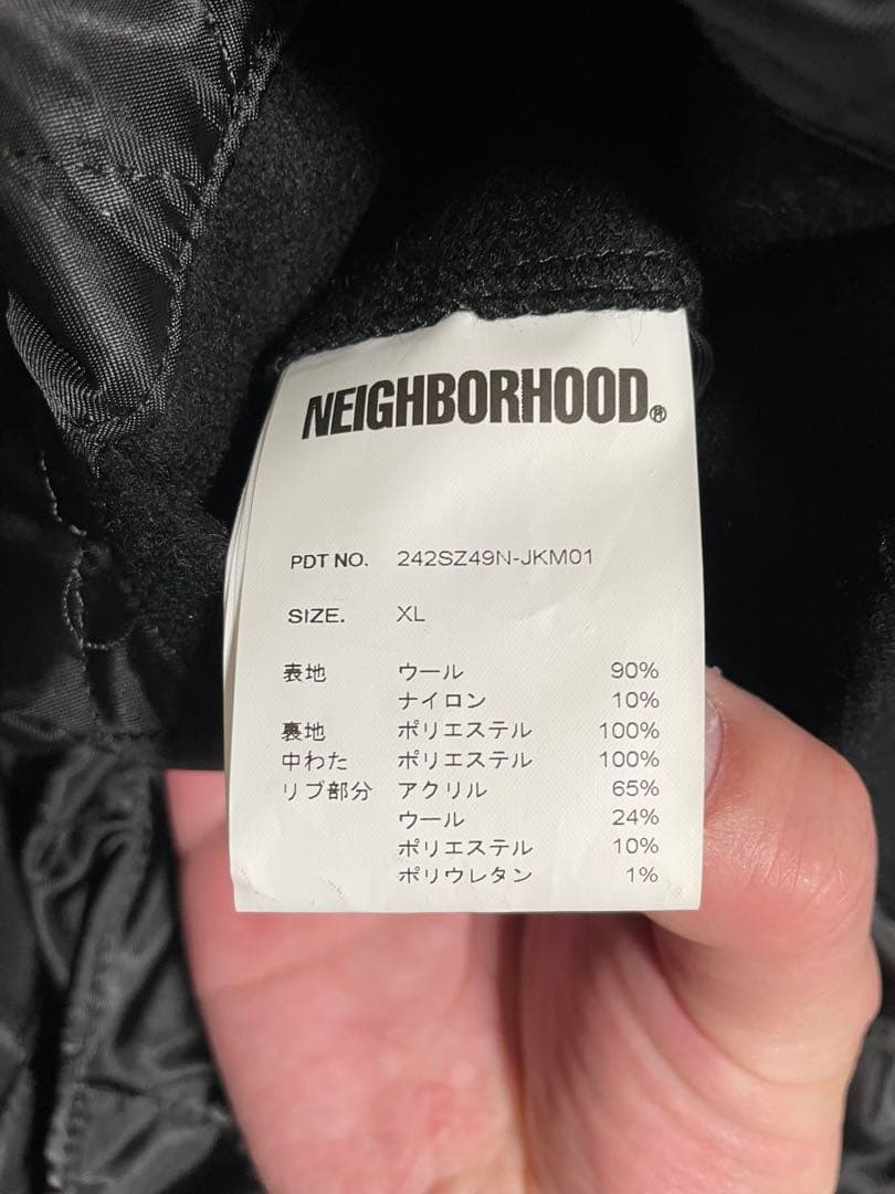ジャケット・アウター NEIGHBORHOOD SUBWARE STADIUM JACKET XL