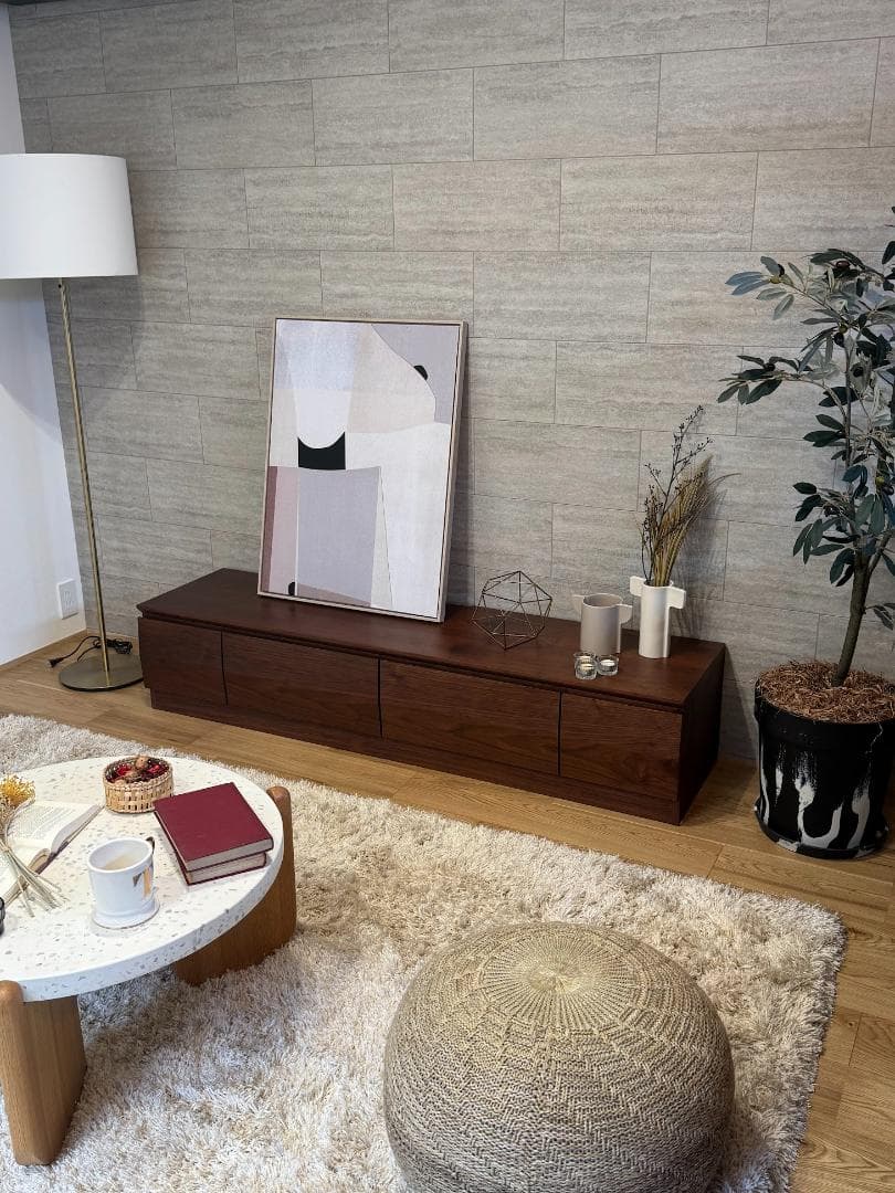 モデル展示 未使用品 TVボード 関家具 ガルマ　W1600