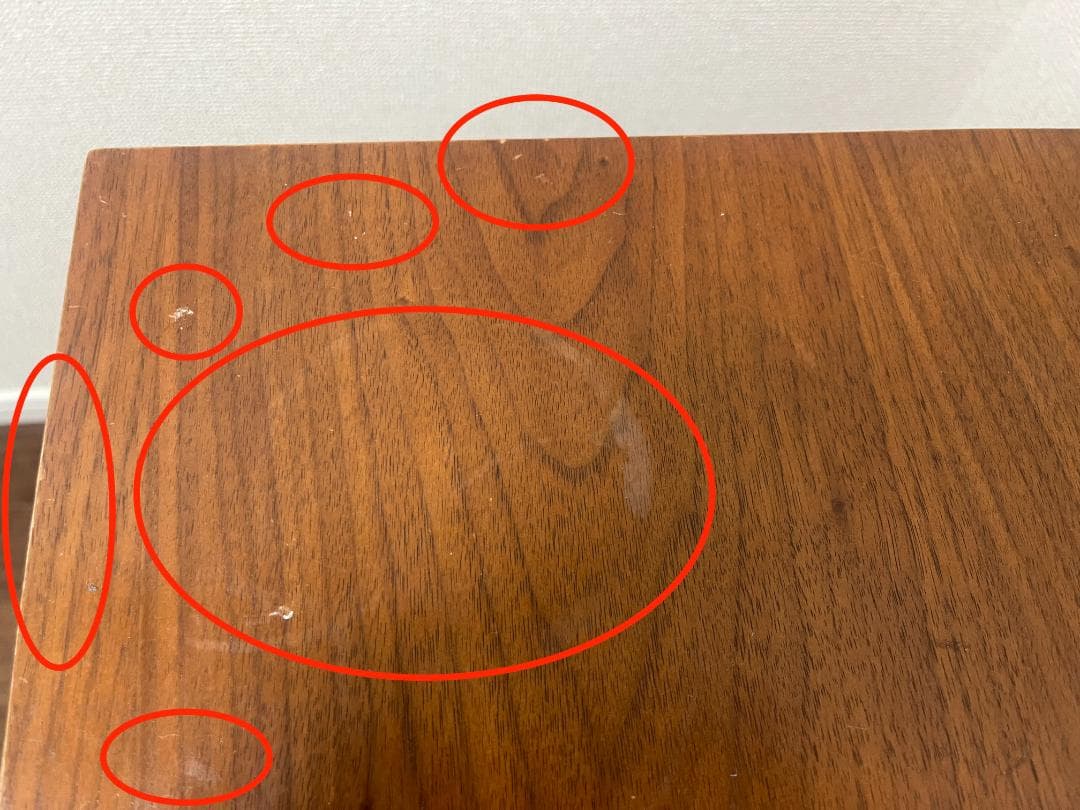 NOCE 木製デスク 引き出し付き ウォールナット