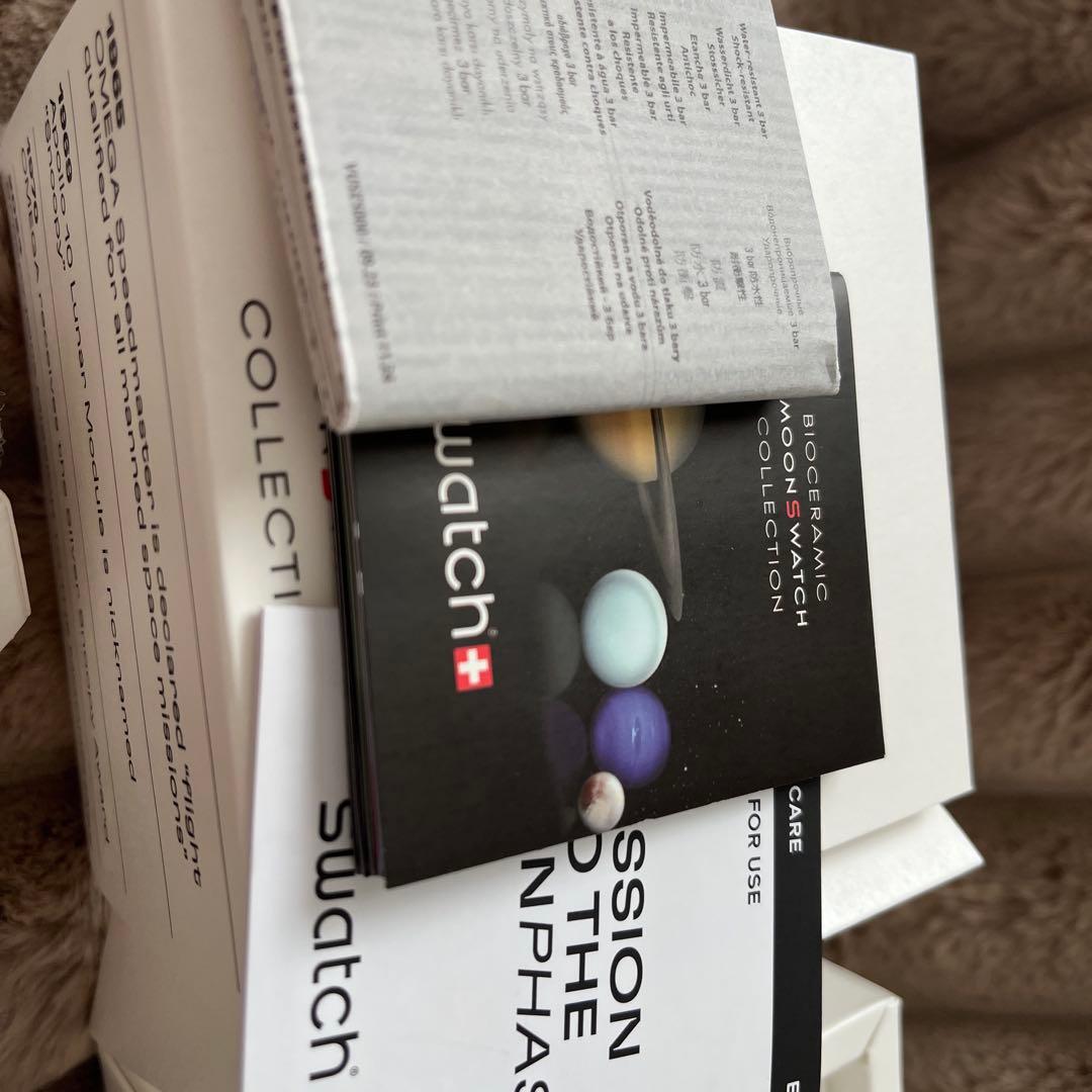 時計 OMEGA SWATCH snoopy moonphase SO33W700