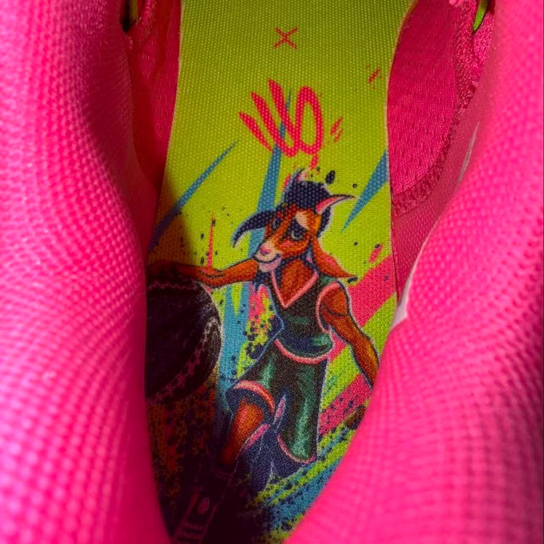 シューズ(男性用) Under Armour Curry 13 AP \"Pink/Green\"US9