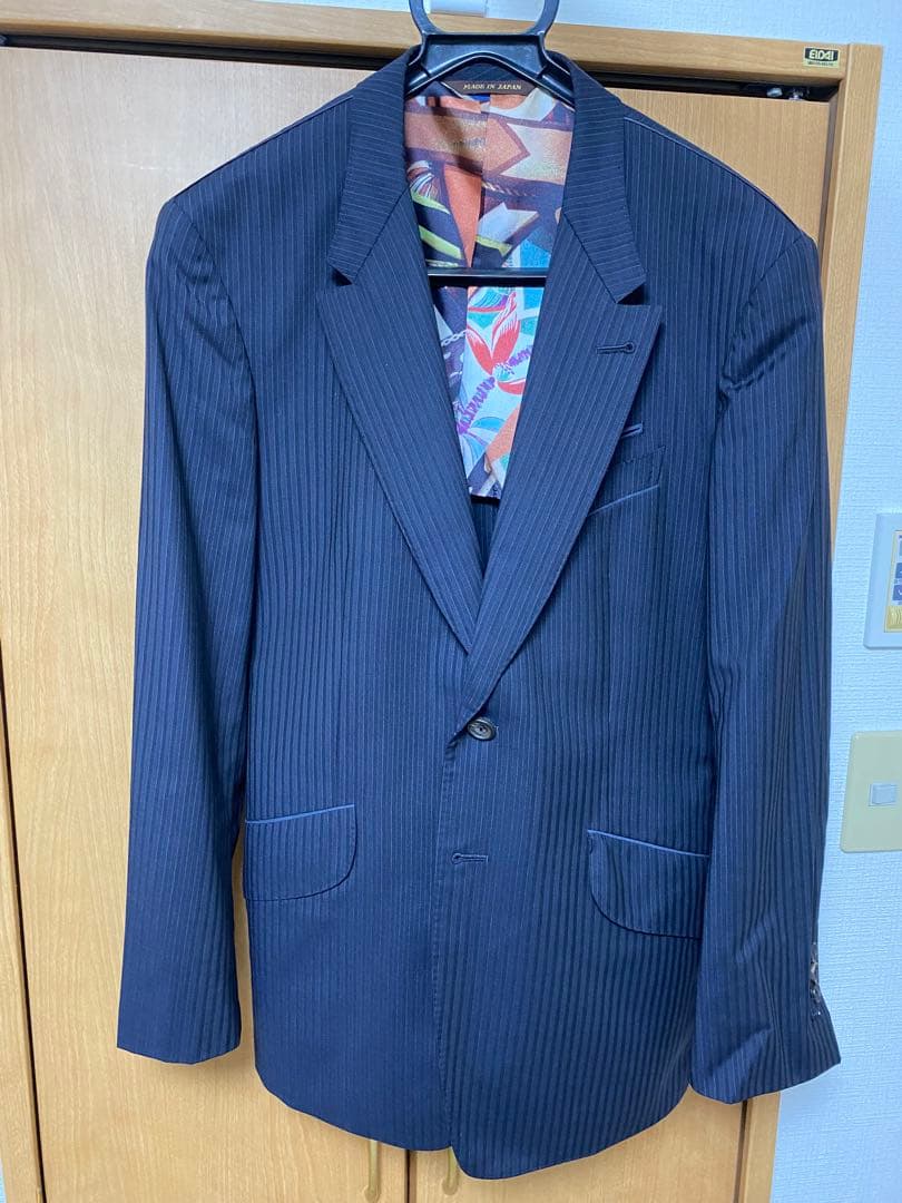 【美品】定価20万ポールスミススーツ裏地⭐️お洒落Lサイズ