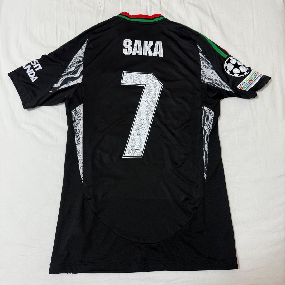【新品未使用】アーセナル サカ 24/25 アウェー ユニフォーム CL仕様