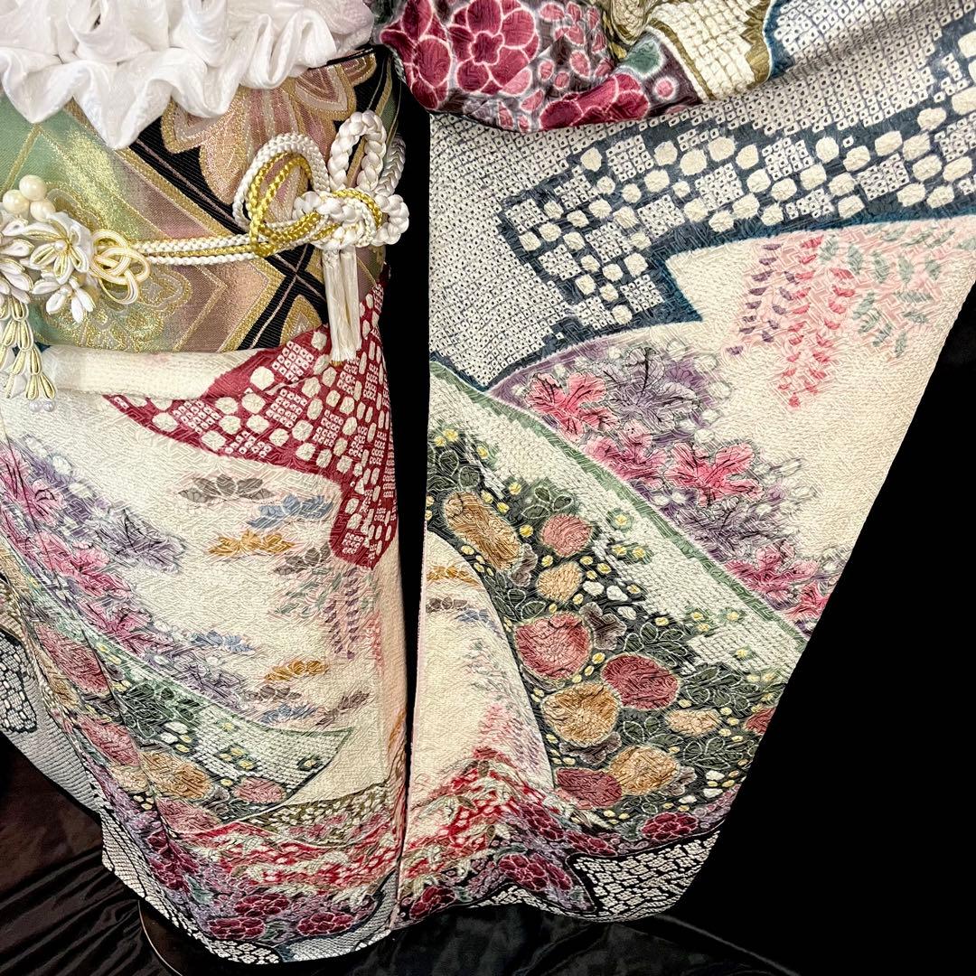 ■逸品■総絞り■辻ヶ花■古典正絹振袖フルセット■成人式結婚式■振袖一式