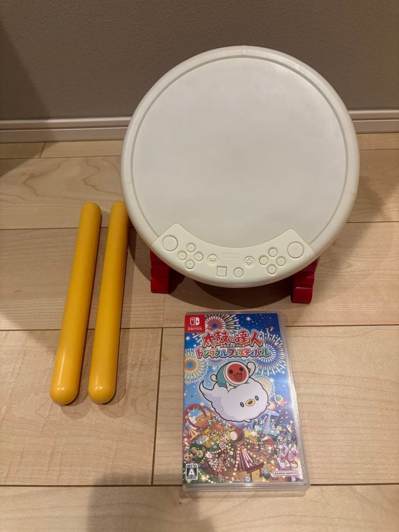 太鼓の達人ドンダフルフェスティバル　太鼓とバチセット