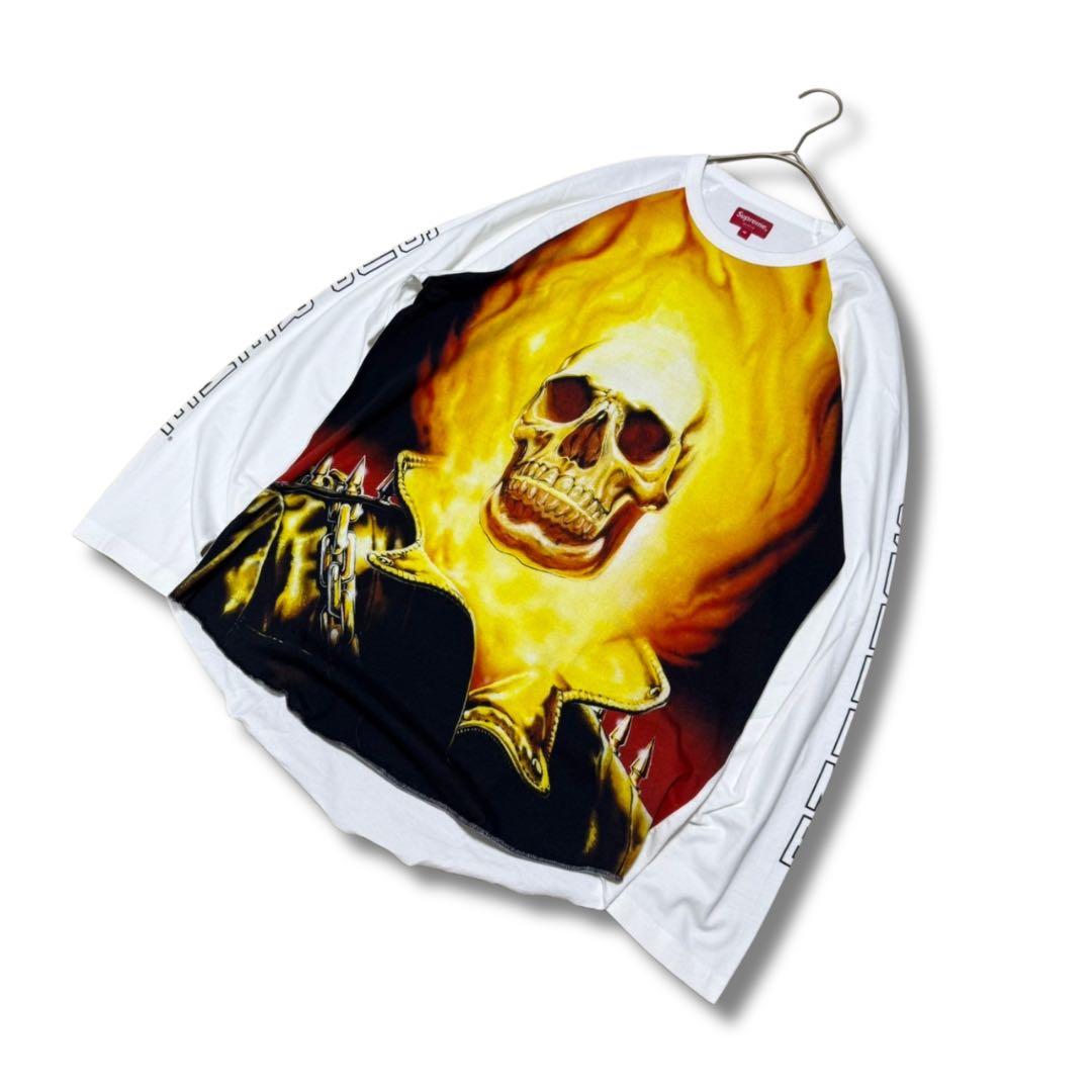 supreme MARVEL コラボ SKULL 19ss ラグラン FIRE
