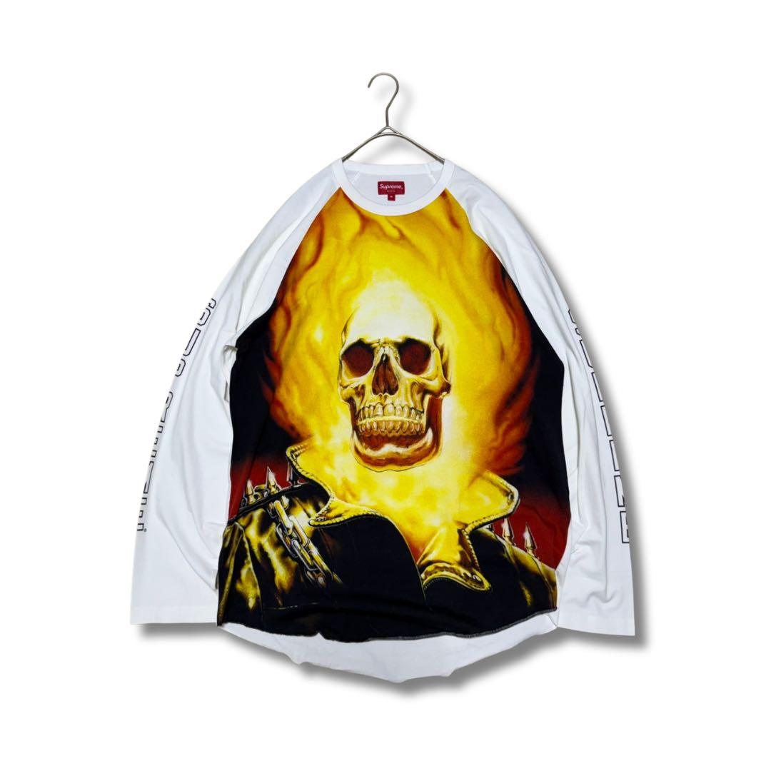 supreme MARVEL コラボ SKULL 19ss ラグラン FIRE