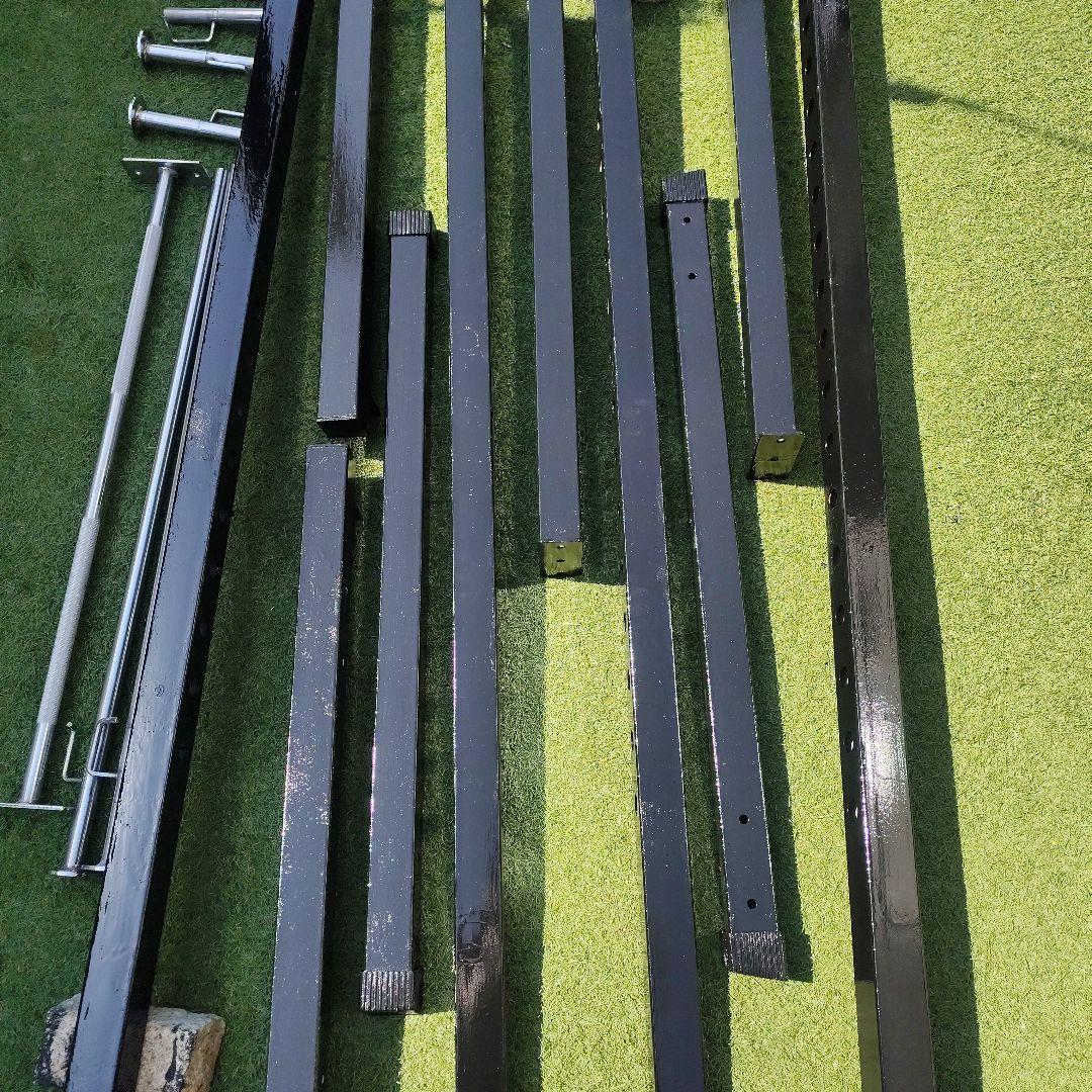 【引取限定配送相談】ボディメーカーエクセレントハードパワーラック ブラック塗装済