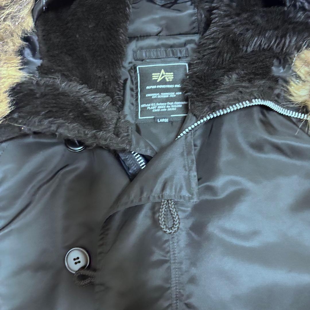美品 ALPHA N-2B フライトジャケット L 黒