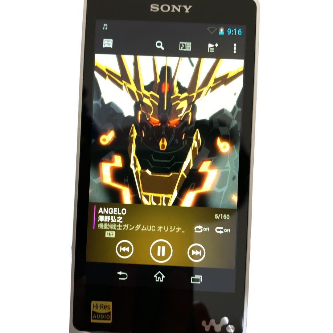 極美品　限定版　ガンダム　SONY ウォークマン　NW-ZX1　ブックレット付