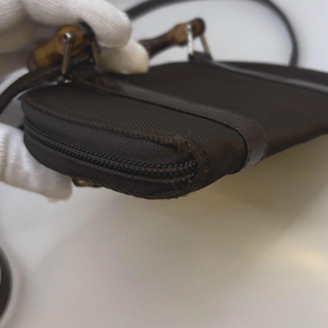 専用！GUCCI グッチ　バンブー　ミニショルダー　ポシェット　カードケース