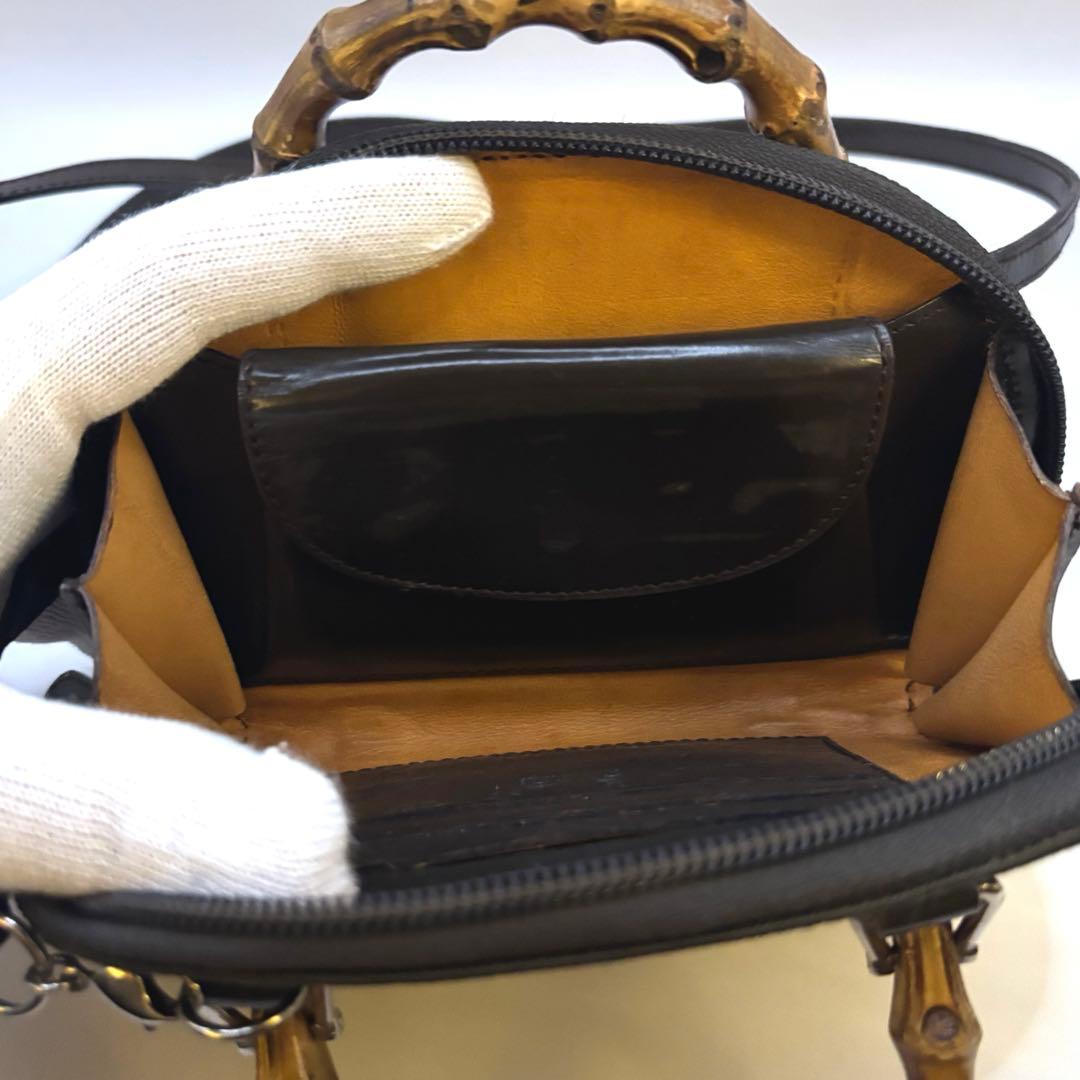 専用！GUCCI グッチ　バンブー　ミニショルダー　ポシェット　カードケース